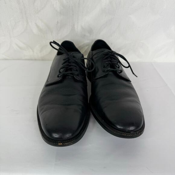 Cole Haan Benton Plain Derby Dress Shoe Mens Black Leather C24119 Size 8.5 - Picture 2 of 6